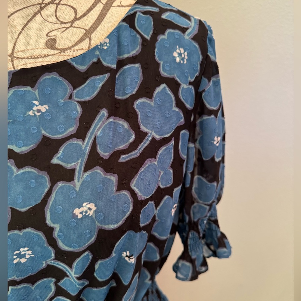 Kate Spade Blue Midi Dress - Picture 8 of 16